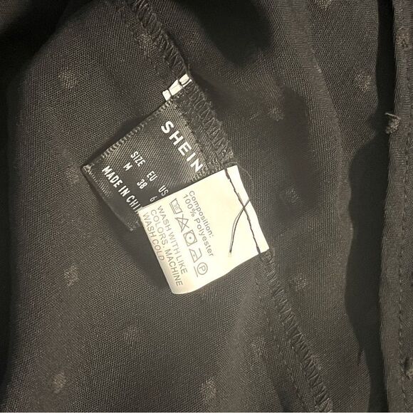 Women’s Black Long Sleeve Midi Dress - Picture 7 of 7